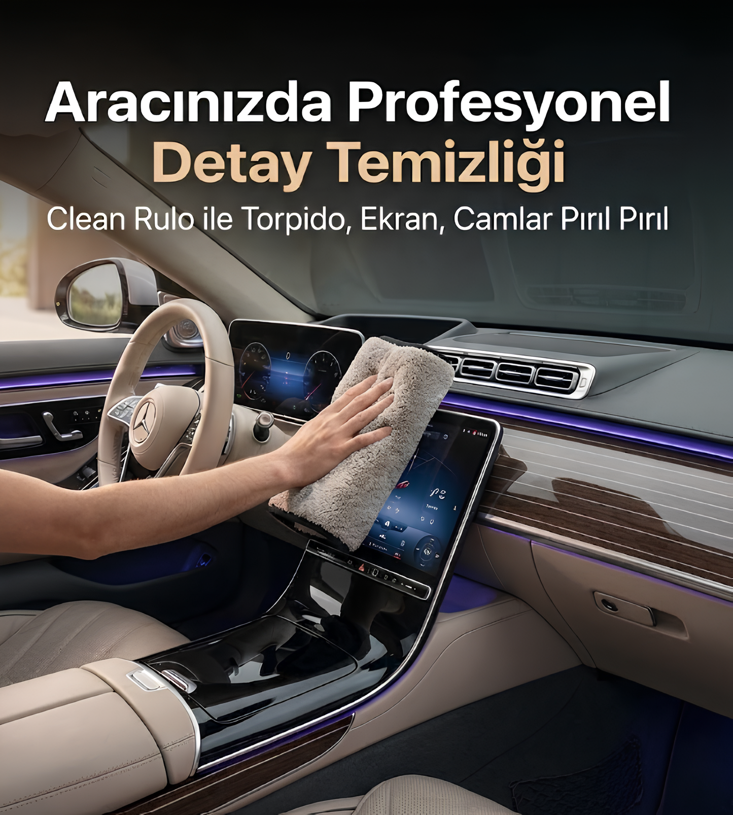 Clean Rulo™ Mikrofiber Rulo Havlu