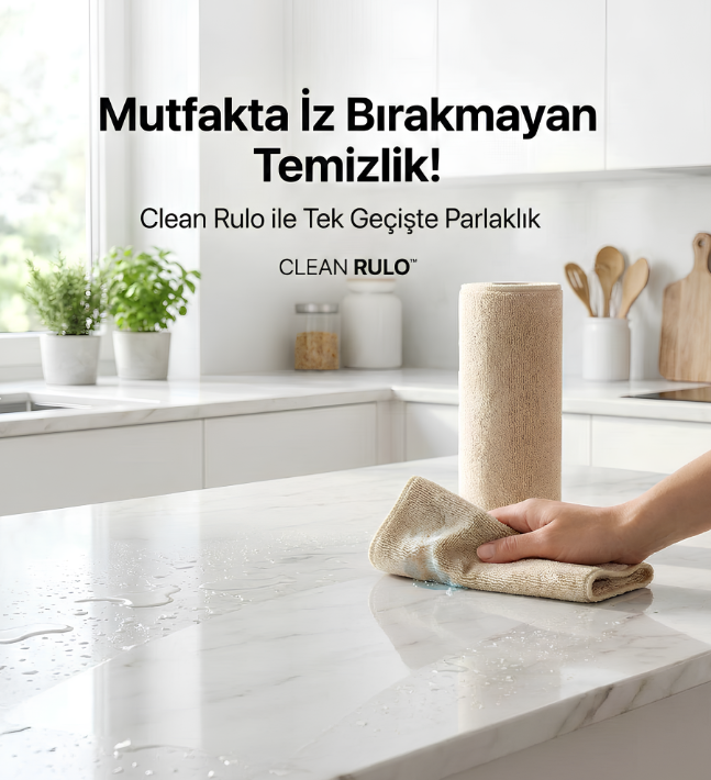 Clean Rulo™ Mikrofiber Rulo Havlu