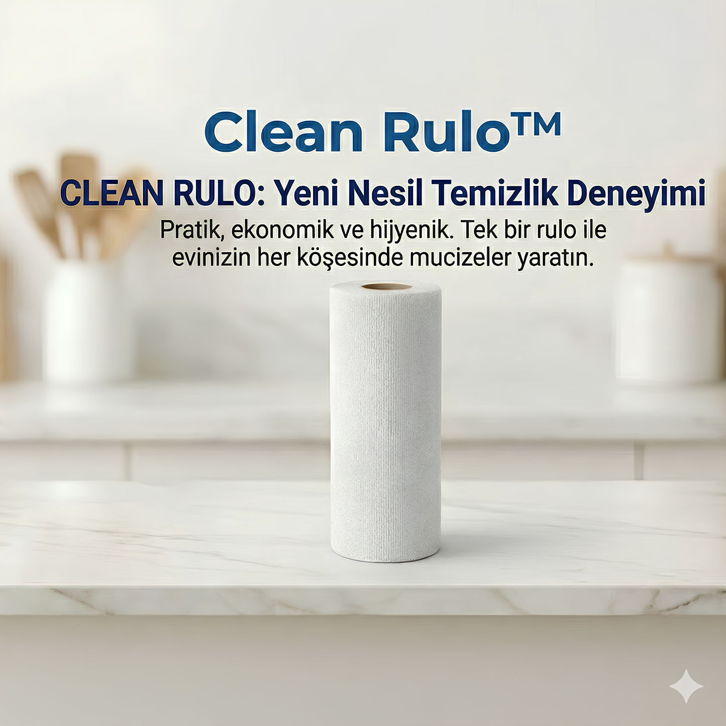 Clean Rulo™ Mikrofiber Rulo Havlu