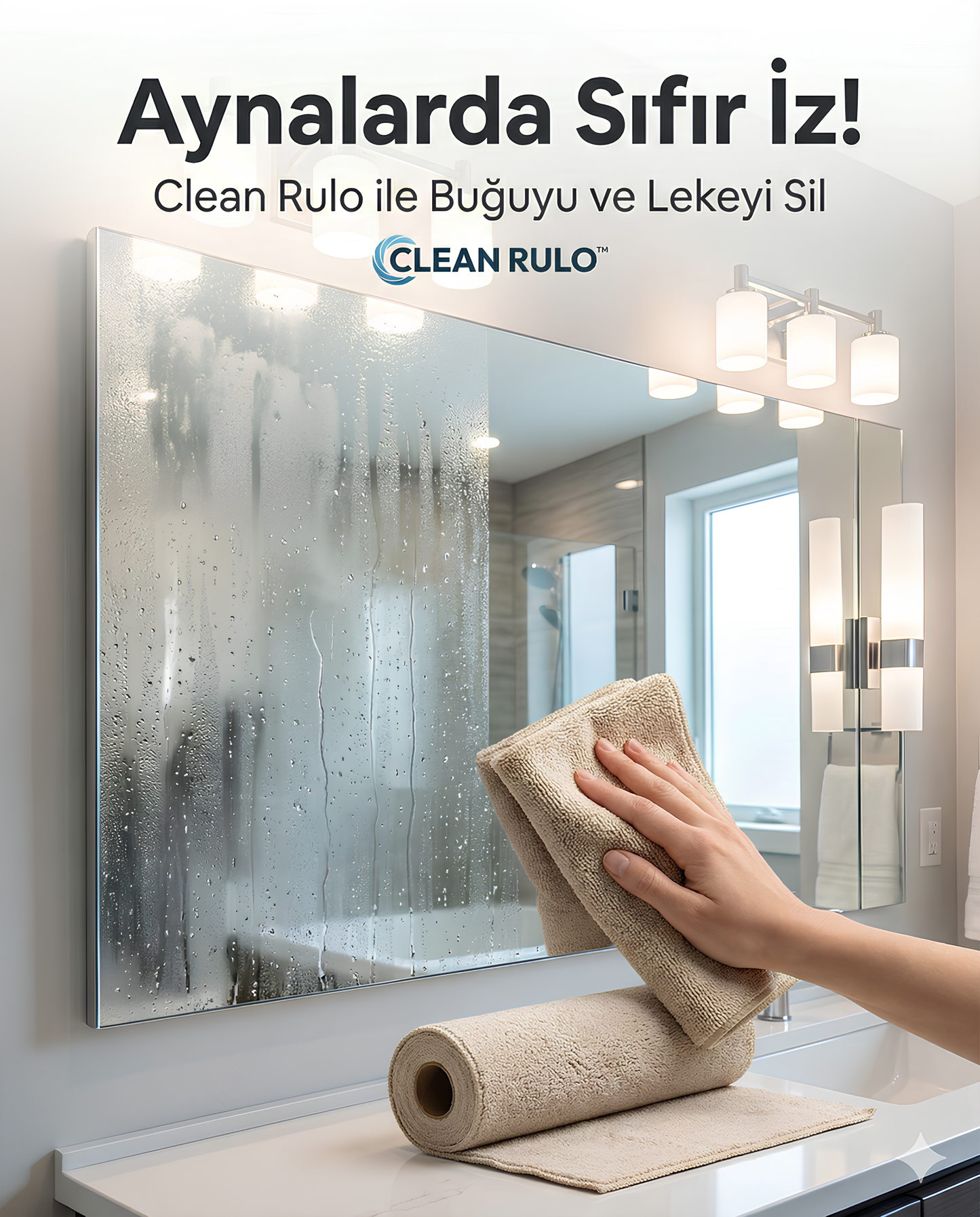 Clean Rulo™ Mikrofiber Rulo Havlu